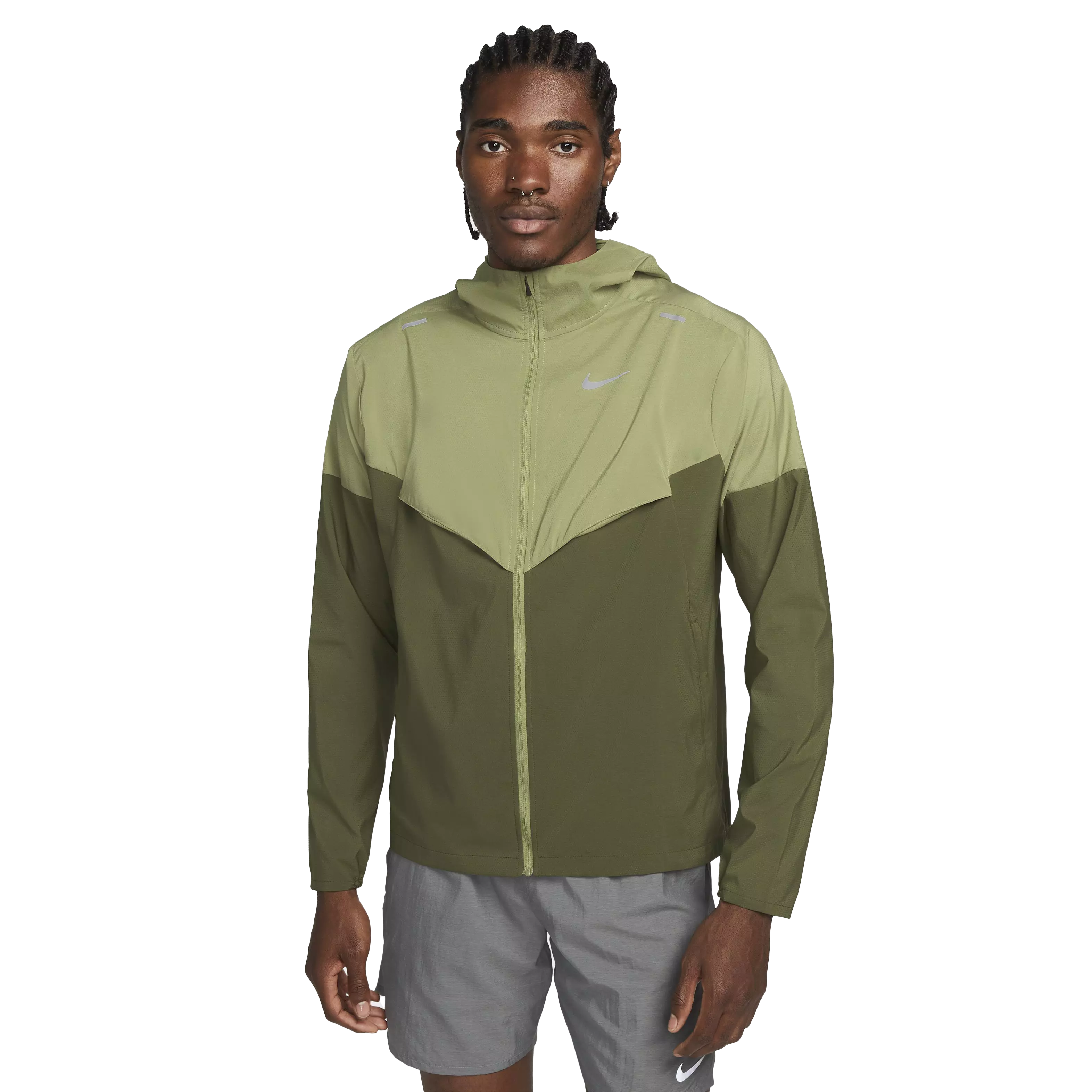 Nike transparent running clearance jacket